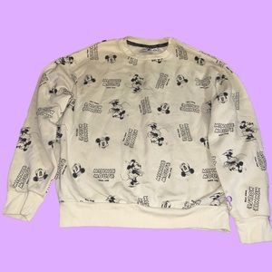 Disney mickey mouse crewneck sweaters